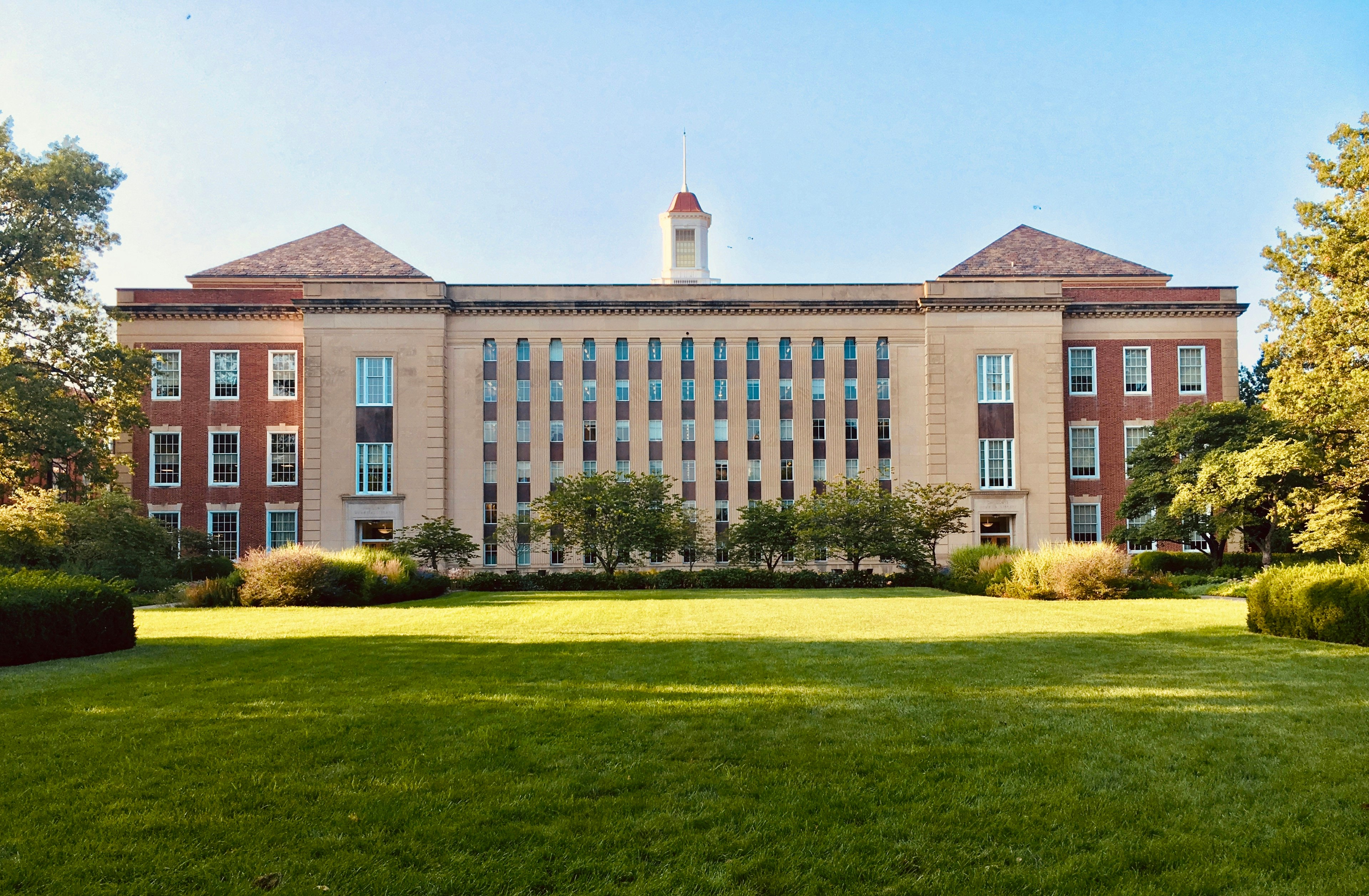 Modern school building exterior